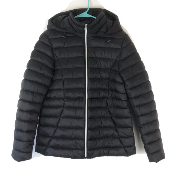 Women’s Black Puffer Jacket XL - Picture 11 of 13